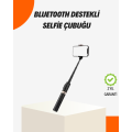 Illuminated Selfie Stick with Bluetooth – Foldable, 130 cm