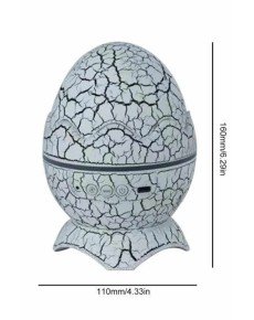Egg-Looking Table and Night Light Color Changing Projector