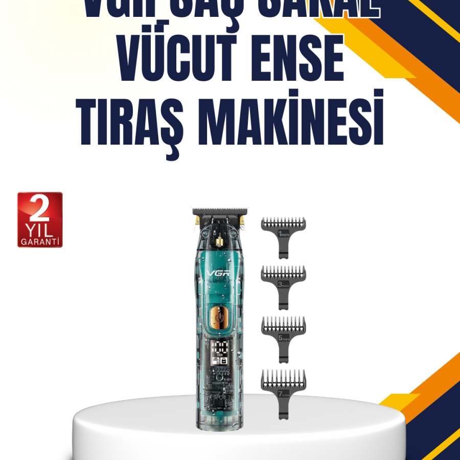 VGR V-695 Professional Shaver with Ceramic Blade Turbo Powerful Engine VGR V-695 Professional Shaver with Ceramic Blade Turbo Powerful Engine