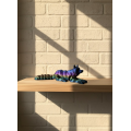 Animated Wolf Rainbow decorative flexible figure 10x24 cm