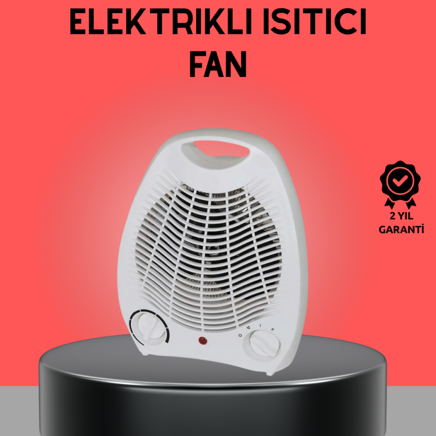 Mini Electric Heater 2000W – Fan Heating with Thermostat, Portable Design Mini Electric Heater 2000W – Fan Heating with Thermostat, Portable Design