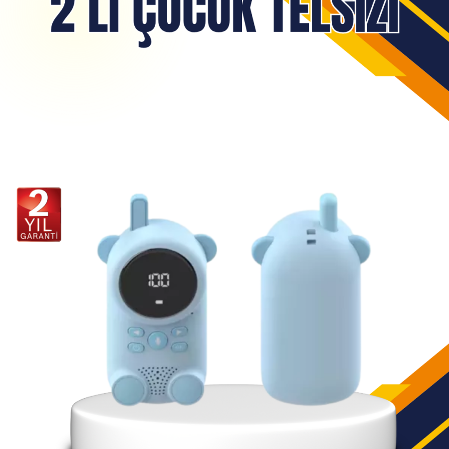 Child and Baby Monitor – 22 Channels, VOX Mode, USB Rechargeable, Color Screen