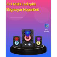 2.1 Channel RGB LED Gaming Speaker with Subwoofer Support