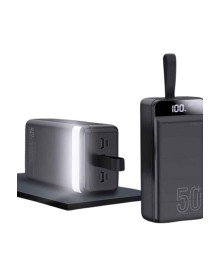 Powerbank Multiple Charging Port 50.000 Mah Portable with Digital Display