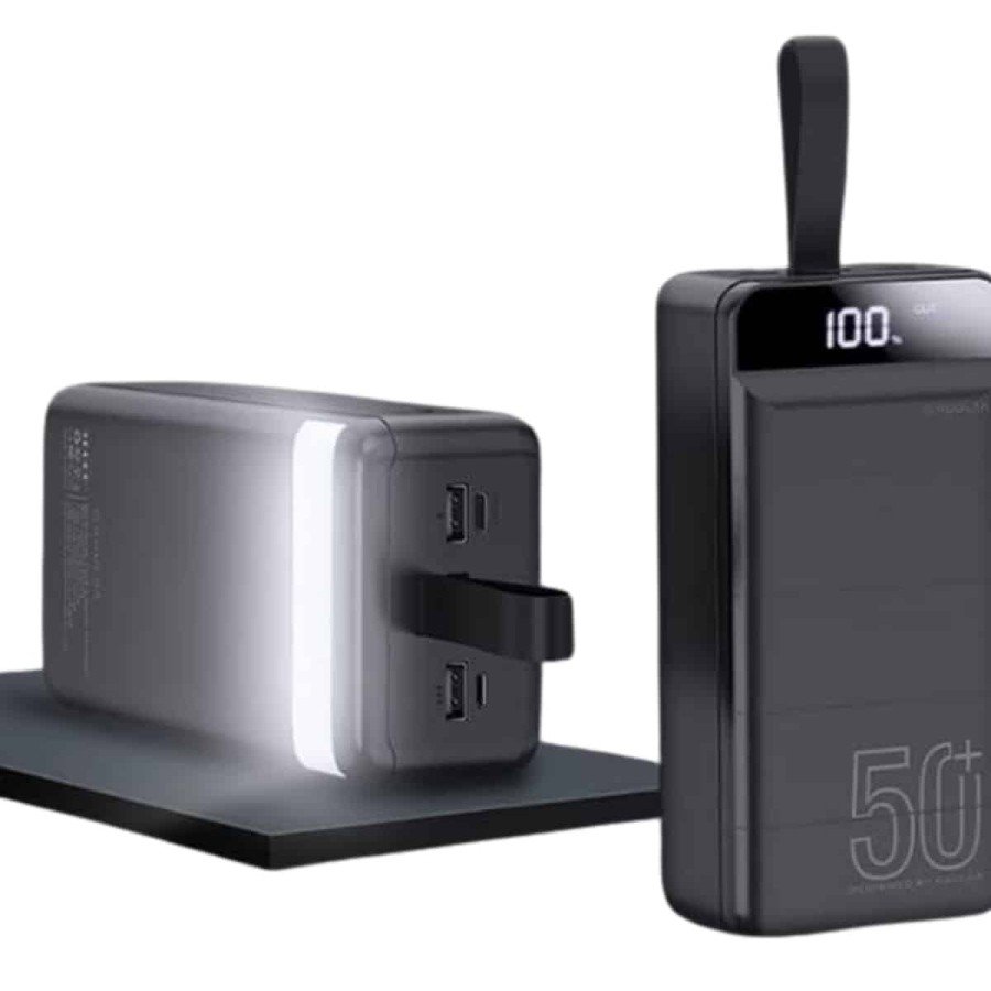 Powerbank Multiple Charging Port 50.000 Mah Portable with Digital Display