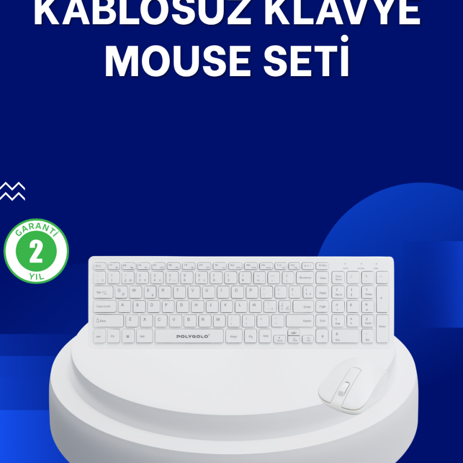 Wireless Keyboard Mouse Set for Office and Home Use - Ergonomic and Practical Wireless Keyboard Mouse Set for Office and Home Use - Ergonomic and Practical