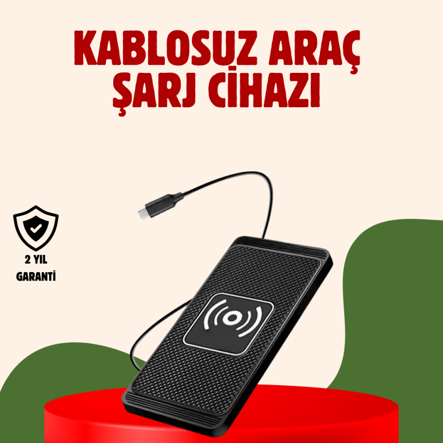 Wireless Magnetic Car Charging Pad – Fast, Safe, Heat-Proof Design