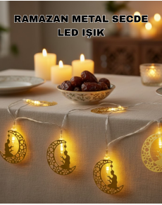 Ramadan Themed Prostrating Man in the Moon LED Fairy Light