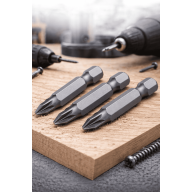 3 Pieces 50 mm Phillips Head Screwdriver Bits