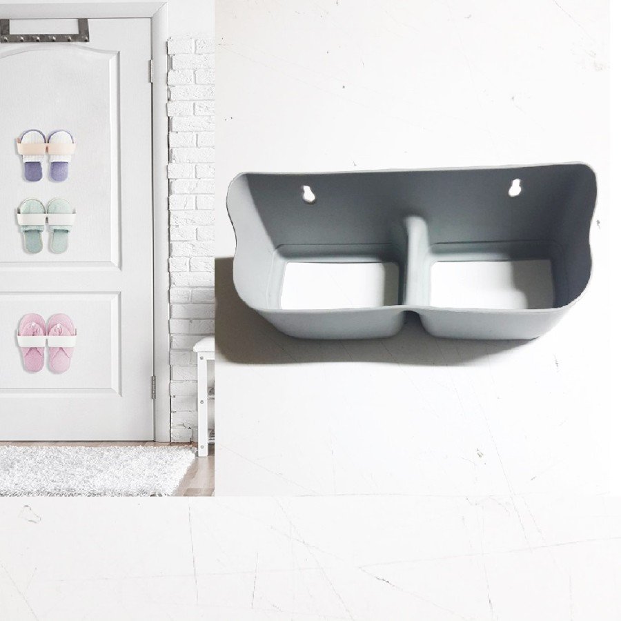 3 Bathroom Slippers Holders - Practical Shelf Behind the Door - Slippers Holder 3 Bathroom Slippers Holders - Practical Shelf Behind the Door - Slippers Holder