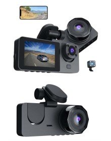 2 Inch 1080P Dash Cam Driving Camera CarPlay with 3 Cameras