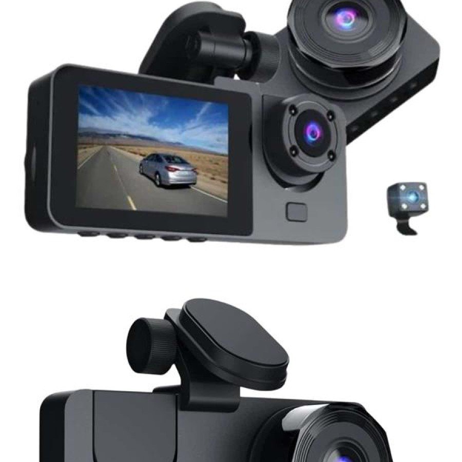 2 Inch 1080P Dash Cam Driving Camera CarPlay with 3 Cameras 2 Inch 1080P Dash Cam Driving Camera CarPlay with 3 Cameras