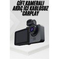 2 Inch 1080P Dash Cam Driving Camera CarPlay with 3 Cameras 2 Inch 1080P Dash Cam Driving Camera CarPlay with 3 Cameras