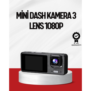 3 Camera DVR Dash Cam – Full Security, Full Coverage