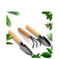 3 Piece Plant Hobby Set - Garden Pot Succulent Care Hoe-Rake-Shovel