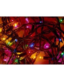 30 LEDs Brass Colored Christmas Tree Light