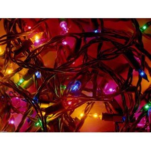 30 LEDs Brass Colored Christmas Tree Light