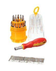 31 Piece Electronic Watch Repair Egg Screwdriver Bit Set Set