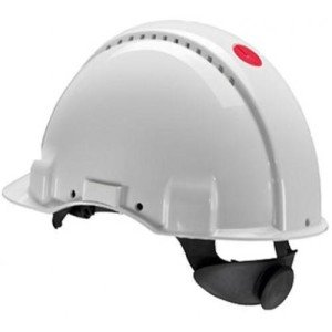 3M Peltor G3000 Adjustable White Helmet