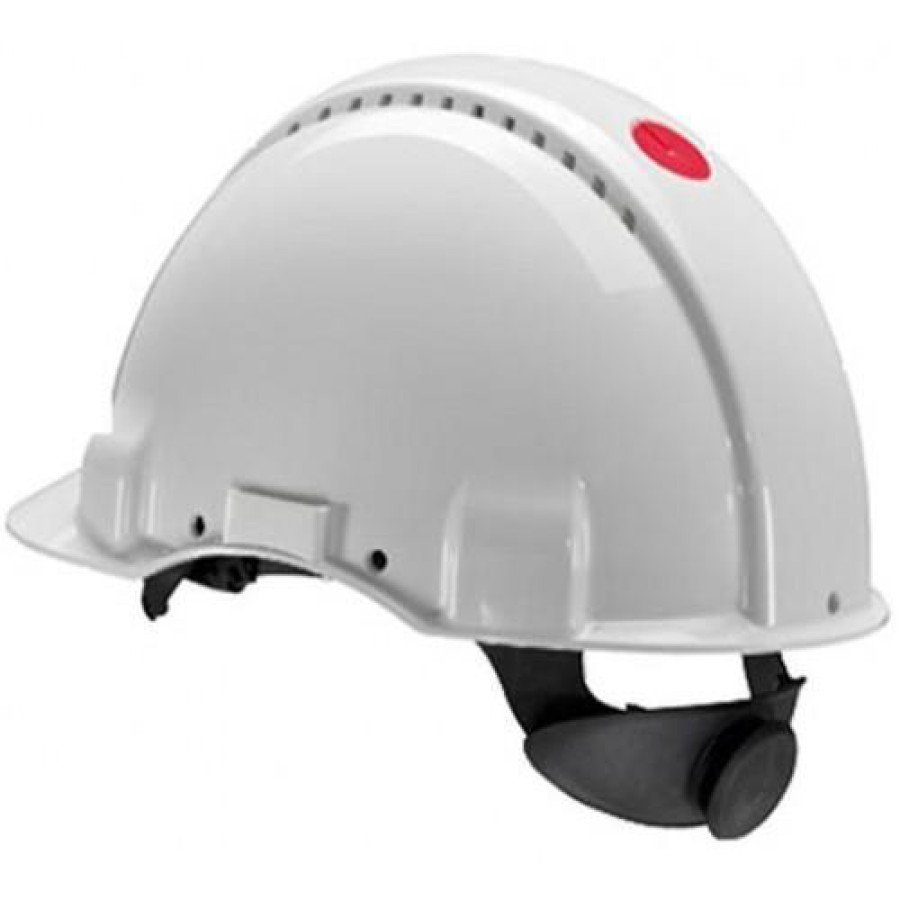 3M Peltor G3000 Adjustable White Helmet