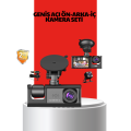170° Wide Angle Front-Rear-Interior Camera Set – Fully Comprehensive Vehicle Security