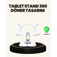 Adjustable Transparent Tablet Stand with Anti-Slip Silicone Base