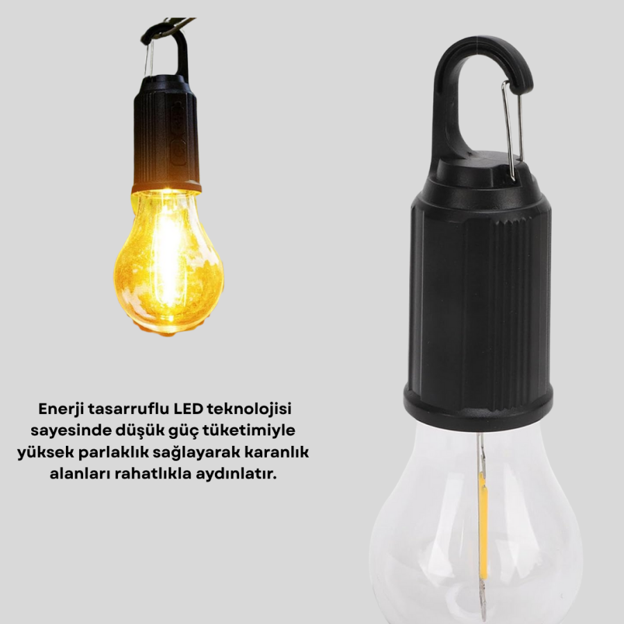 Rechargeable Hook LED Lamp – Camping, Balcony and Emergency Light Rechargeable Hook LED Lamp – Camping, Balcony and Emergency Light