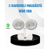 Quiet Working USB Rechargeable Double Head Desktop Fan – For Home and Office
