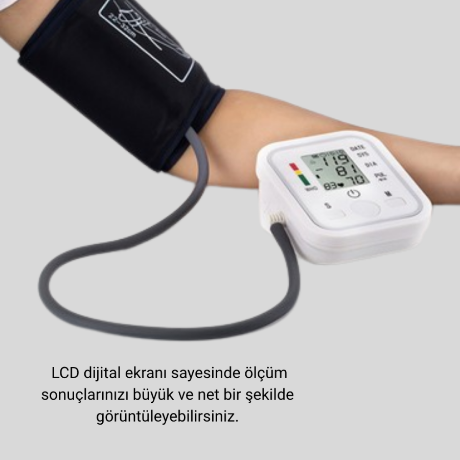 Upper Arm Measurement Digital Blood Pressure Monitor – IHB Arrhythmia Warning and Dual Memory