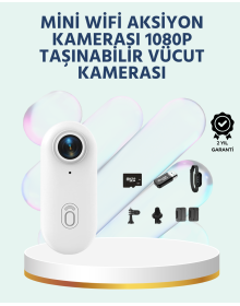 WiFi Sports and Vlog Camera with Wide Angle Lens
