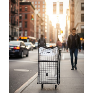 Foldable Multi-Purpose Wheeled Shopping Bag