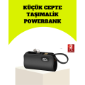 Mini 2000mAh Powerbank with Built-in Type-C Connector