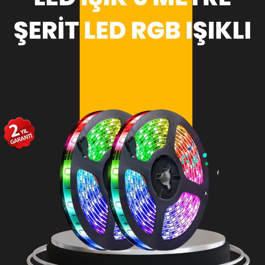 5 Meters Remote Controlled Waterproof LED Strip