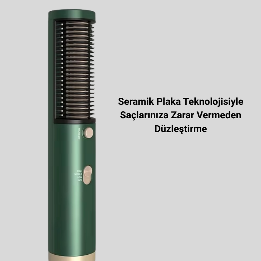 200°C Ceramic Plate Hair Straightener – Anti-Frizz Ion Technology