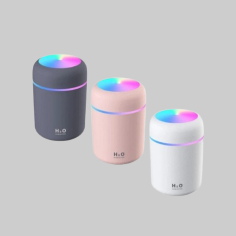 USB Connected LED Light Air Humidifier – Quiet and User-Friendly Design