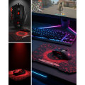 Ergonomic Mouse and Mousepad 3 DPI Adjustable LED Light Design