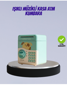 Water Green Lighted Sound Electronic Password Children's Moneybox