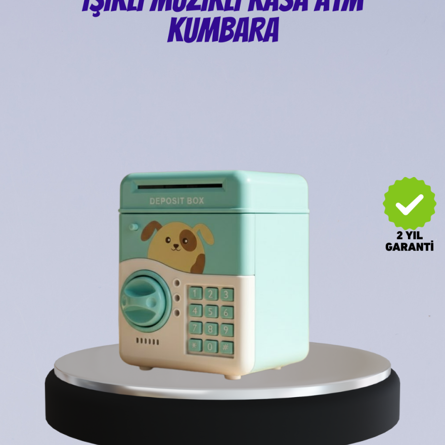 Water Green Lighted Sound Electronic Password Children s Moneybox