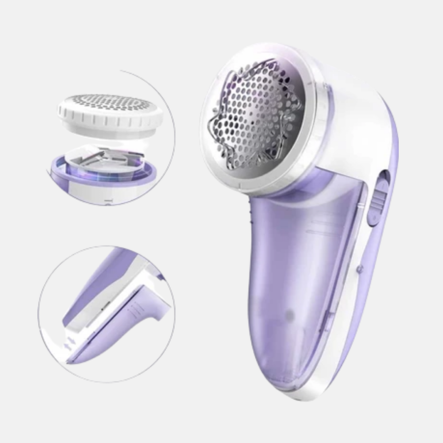 USB Rechargeable Lint Cleaner – Easy to Clean Bowl and Blade, Portable