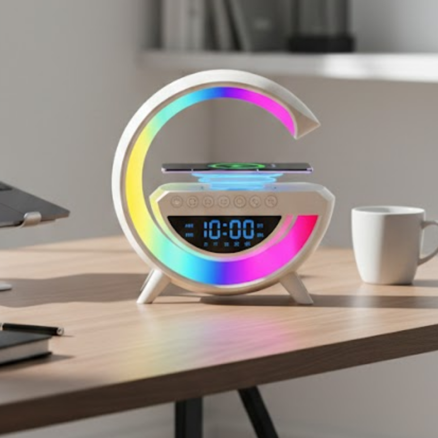 Modern RGB Lighted Wireless Speaker Long-Term Music Enjoyment