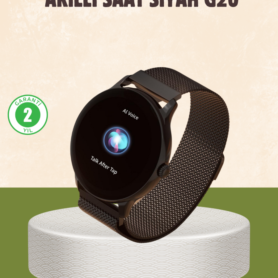 G20 Mini Smart Watch – Health Tracking, Long Battery Life, Touch Color Screen