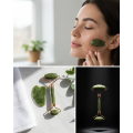 Natural Jade Roller and Gua Sha Facial Shaping Set Natural Jade Roller and Gua Sha Facial Shaping Set