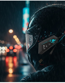 Universal Helmet Compatible Bluetooth Intercom Headset