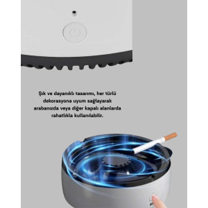 Cigarette Smoke and Odor Eliminator Air Purifier Ashtray – 2 Layer Filter