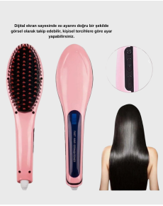 Digital Display Hair Straightener with Ion Technology 80-230°C Adjustable