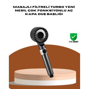 Filtered Shower Head with Massage Function Durable Structure