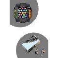 Powerbank Mirrored Bluetooth Headset and Smart Watch Set ANC Feature Touchscreen Powerbank Mirrored Bluetooth Headset and Smart Watch Set ANC Feature Touchscreen