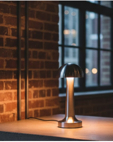 Modern Mushroom Table Lamp Touch 3 Light Modes Rechargeable Wireless LED
