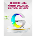 Smart Sleep Lamp Sunrise Alarm Wireless Charging and Music Player