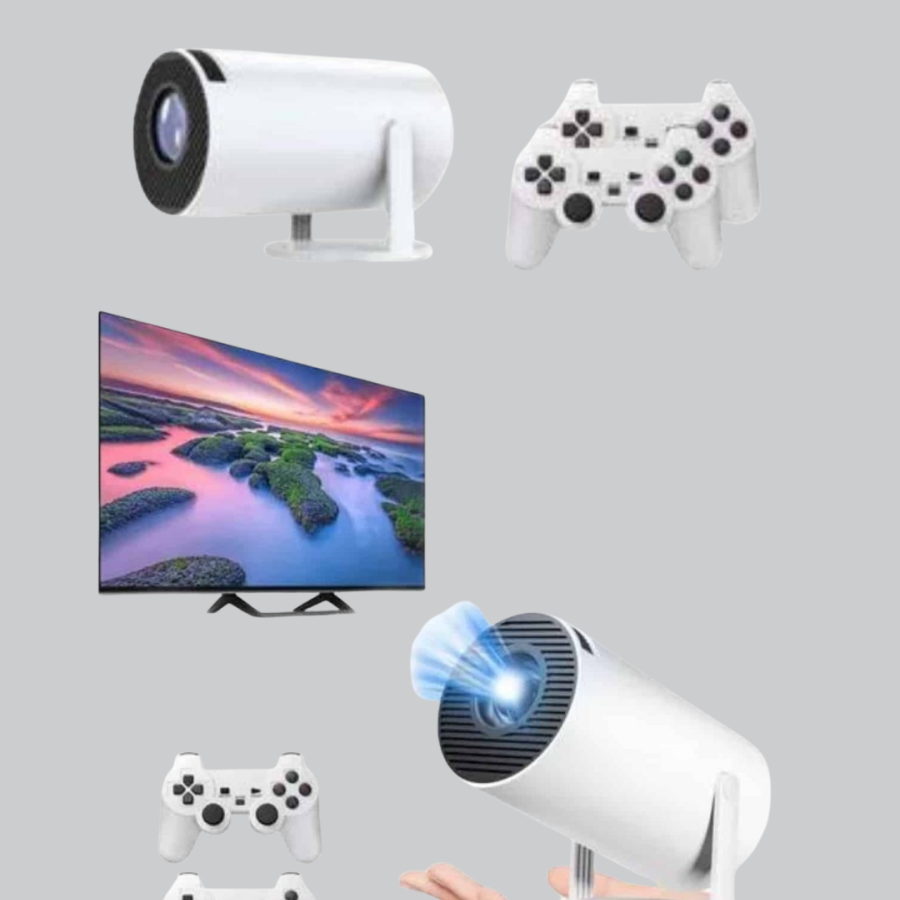 Wireless Projector 4K Supported HDMI USB Gaming Compatible Wireless Projector 4K Supported HDMI USB Gaming Compatible